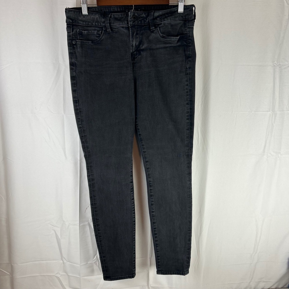 Lucky Brand Lolita Skinny Jeans Women's Size 10 30‎ Black Wash Denim 31x30